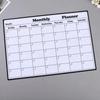 Erasable Monthly Weekly Planner Fridge Sticker Magnetic Menu Board  Self-disciplined Plan
