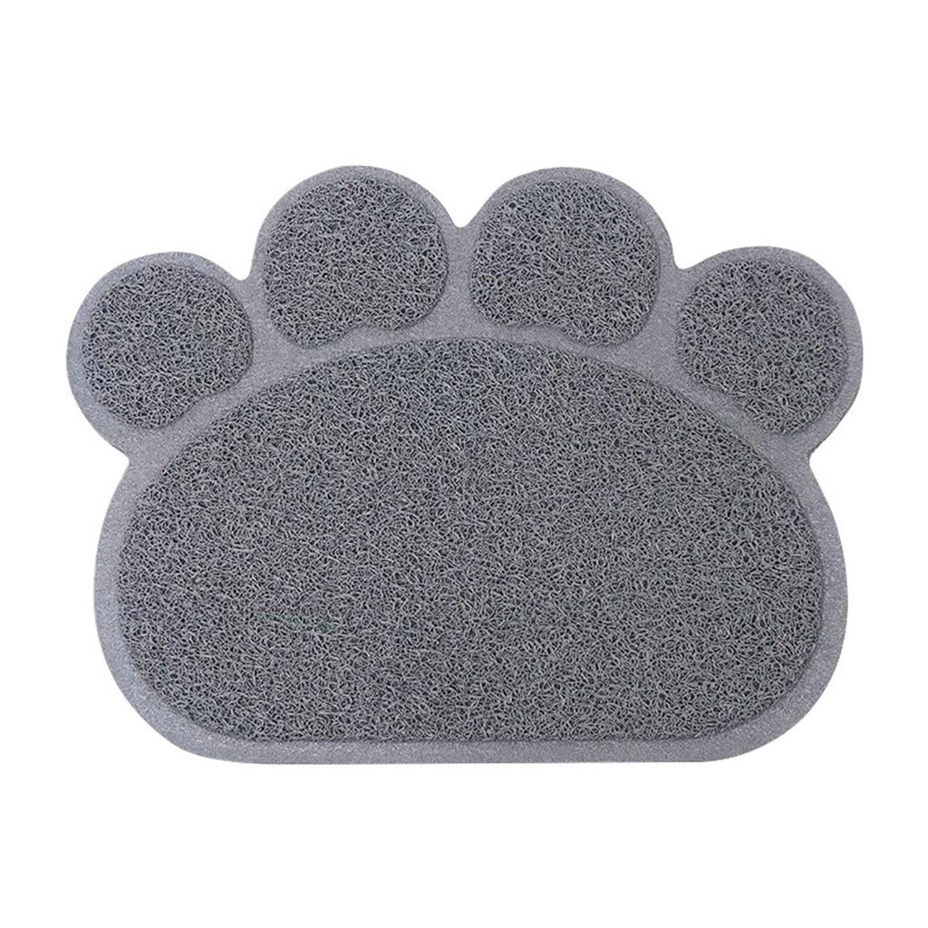 Cute Shape Pet Feeding & Litter Mat - Non- PVC Mat For Cats And Dogs