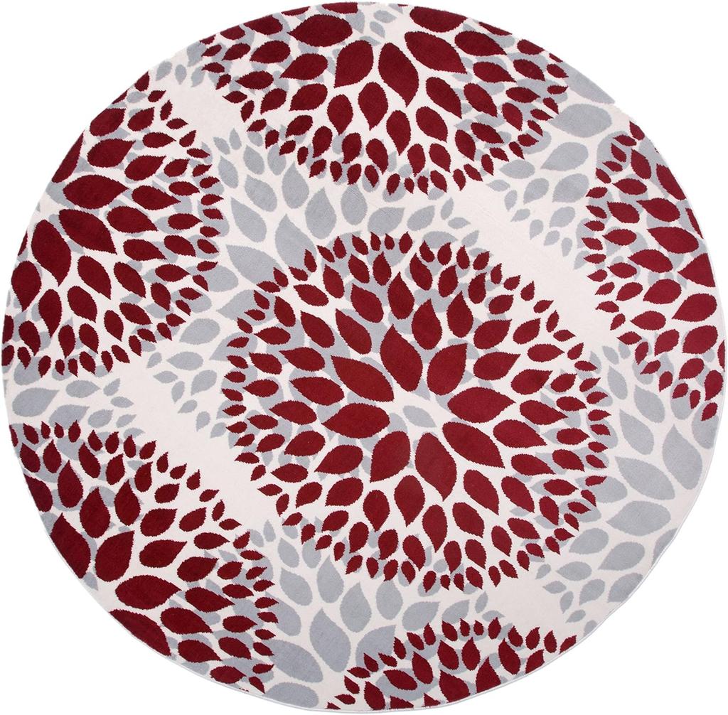 Watercolor Flower Round Carpet Bohemian Style Living Room Rug Living Room Cloak Room Chair Non Slip Mat Home Decoration