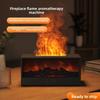 Fireplace Aroma Diffuser With 3d Flame Effect And Remote Control For Home Ambiance