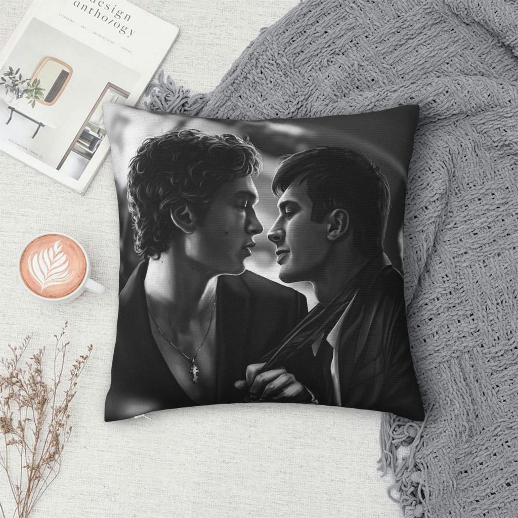Heated Rivalry Shane Ilya Square Pillowcase Polyester Linen Velvet Pattern Decorative Throw Pillow Case Bed Cushion