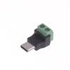 1/3Pcs 5V Solderless Green Charging Adapter Type C/Micro Male To 2 Pin For Toy Intelligent Devices Phone And Computer