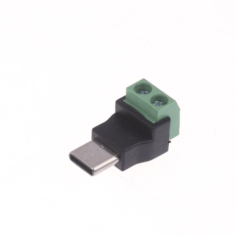 1/3Pcs 5V Solderless Green Charging Adapter Type C/Micro Male To 2 Pin For Toy Intelligent Devices Phone And Computer