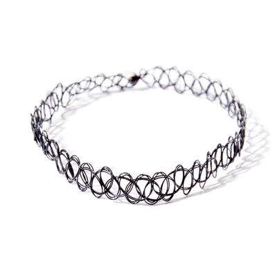 Gothic Choker Necklace Women Tattoo Jewelry