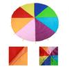 Kids Play Multi Color Rainbow Parachute Children Outdoor Game Exercise Development (3.6m)