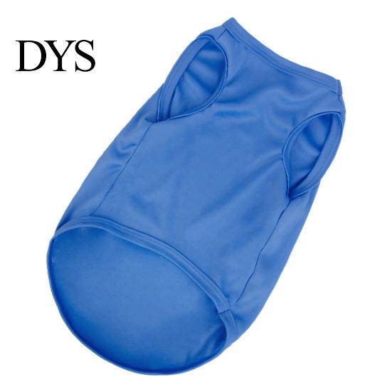 Dog Vest Solid Color Round Neck Elastic Pet Clothes Cotton T-shirt Summer Puppy Costume