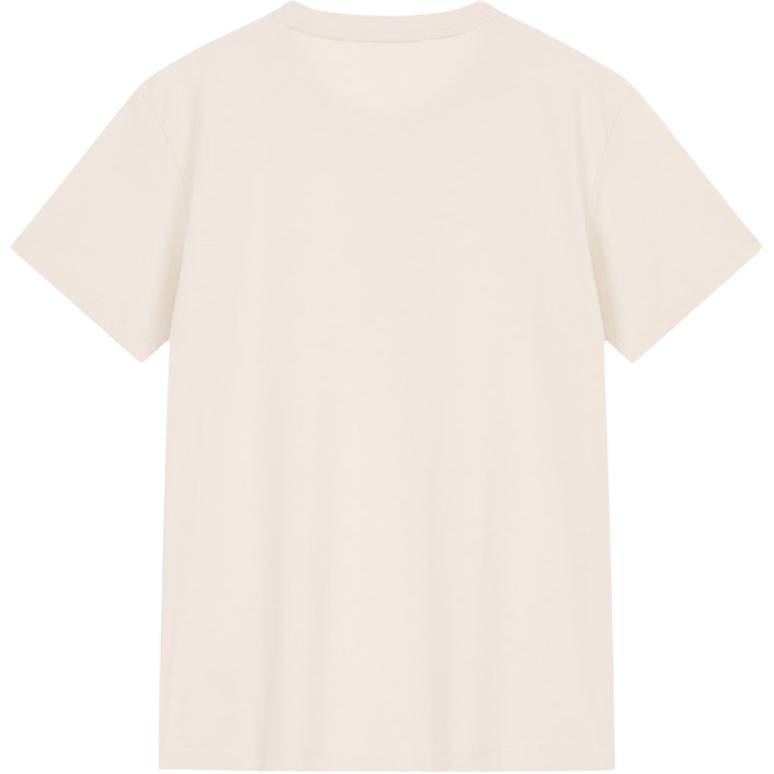 Calvin Klein Comfortable Round Neck Short Sleeve T-Shirt Men Tops Ivory J321612-ACI