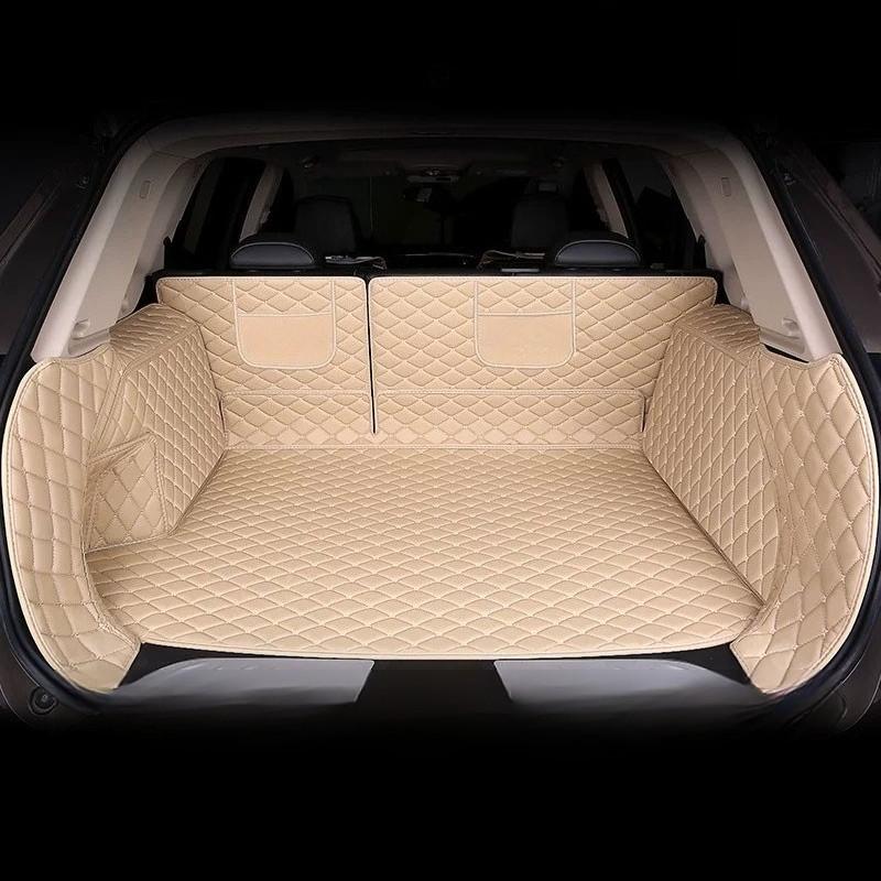 For KIA EV5 2025 2026 Auto Carpet Interior Modification Full Enclosure Trunk Pad Car Leather Trunk Pad Interior Accessories