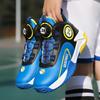 Herbst/Winter Leder Kinder Drehverschluss Basketballschuhe Jugend Kinder Sport Basketballschuhe