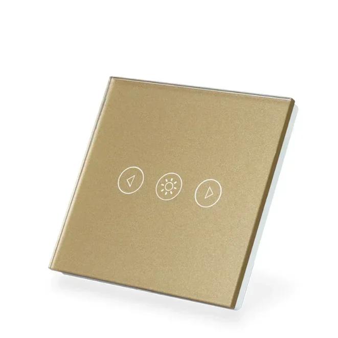 

WIFI Dimmer Smart Touch Switch Flicker-free Dimming LED Adapter Included Voice Control Support Capacitive Touch Panel For Tuya золотий