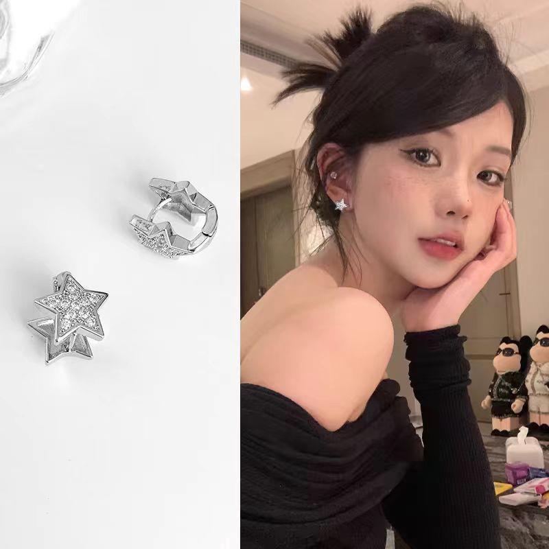 925 Sterling Silver Hoop Earrings: 2025 Modern Niche Design - Elegant & Luxurious for Women