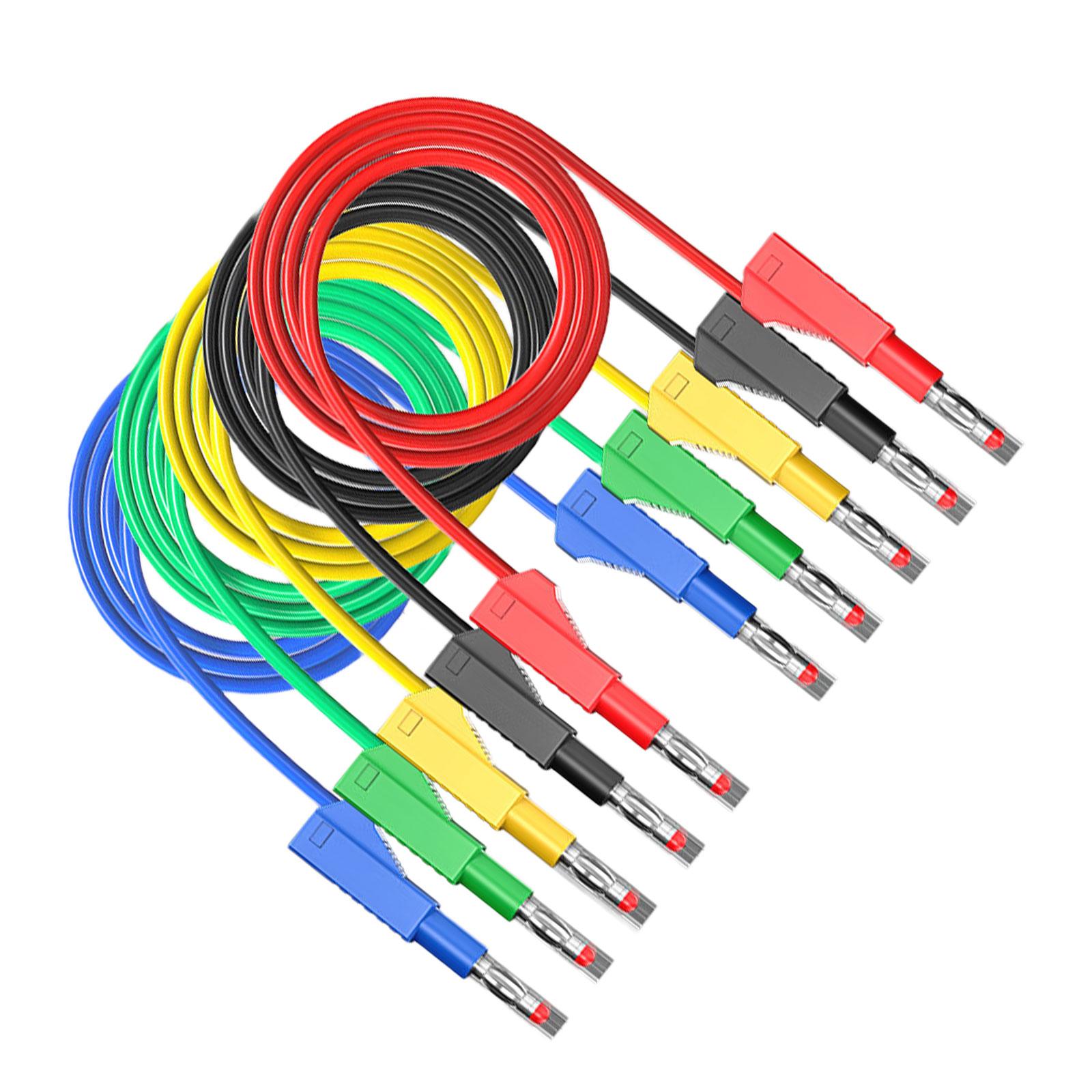 

Professional Multimeter Test Leads Cables Probes With Retractable 4mm Plugs For Electronics Laboratory And Industrial Use 1