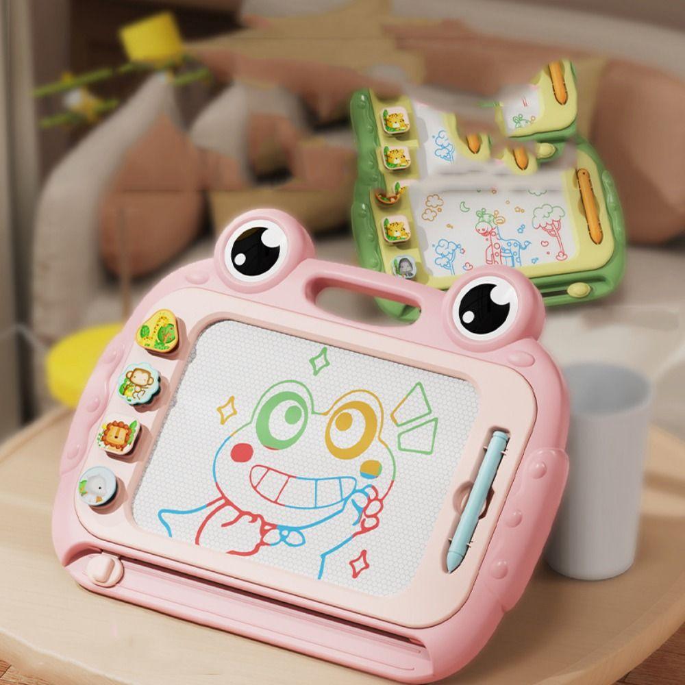Frog Doodle Board Toy Writing Erasable Magnetic Graffiti Board Magnetic Drawing Board  Kindergarten