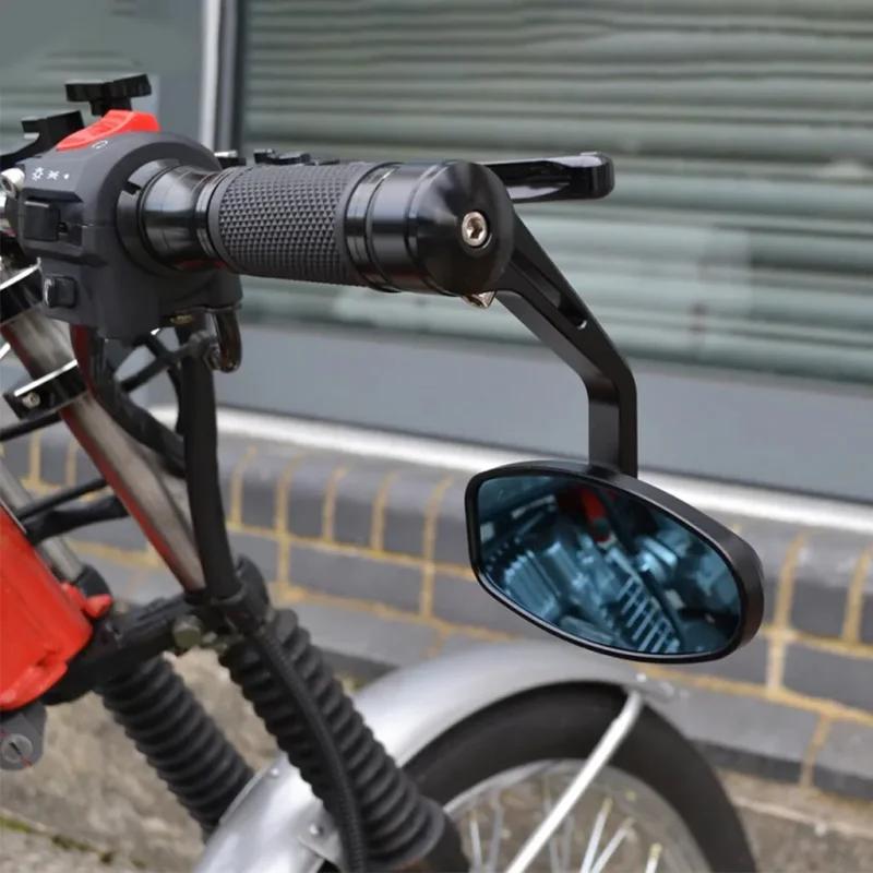 Foldable Motorcycle Rearview Mirror 1 Pair Motorcycle Side Rearview Mirror For Triumph Speed Triple Street 675 1050 Rear View