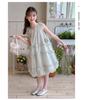 Girls' dress summer new style girls' thin cotton flower bud princess dress fashionable and stylish children's summer dress