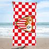 Sevilla FC Print Beach Towel, Large Soft Quick Dry Towel for Beach Camping Swimming
