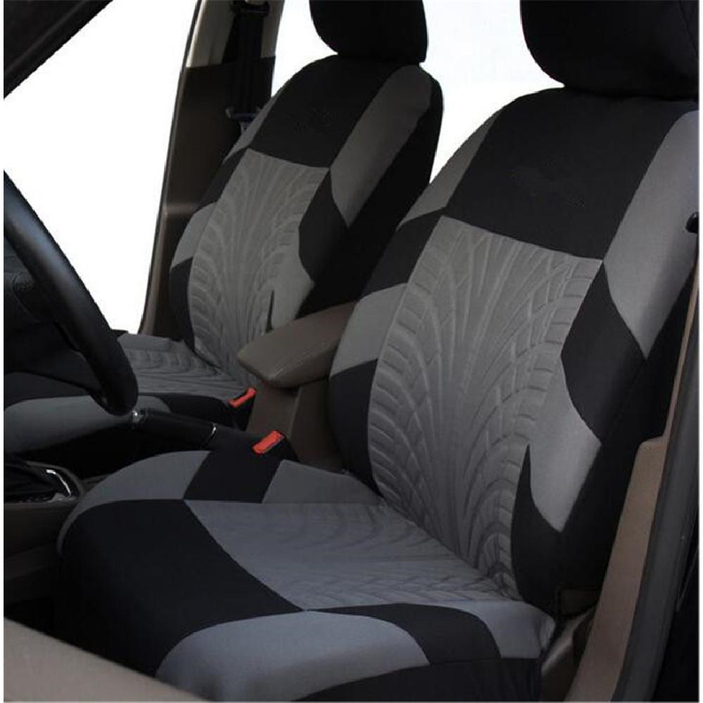 Front Car Seat Covers Set Bucket Seat Protector Car Suv Truck Black 2 Pcs