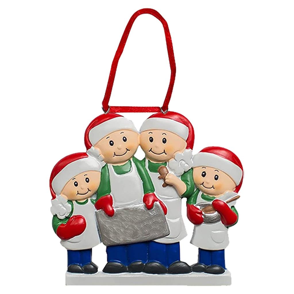 Personalisierte Familien-Weihnachtsbaumdekorationen Familie 2021 Weihnachtsfeiertagsdekorationen