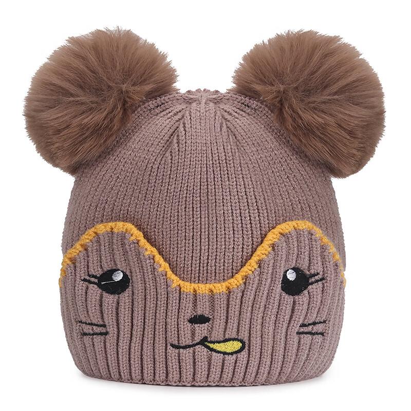 Children s Cute Cartoon Knit Hat One Size