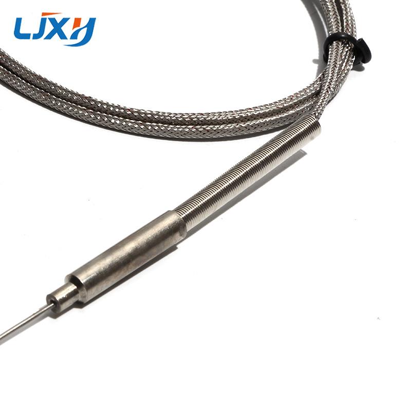 LJXH Wire Dia.1/1.5/2/3/4mm Type K Armored Thermocouple WRNK-191 Temperature Sensor 0~1100℃ Insertion Depth 50mm/100mm/150mm