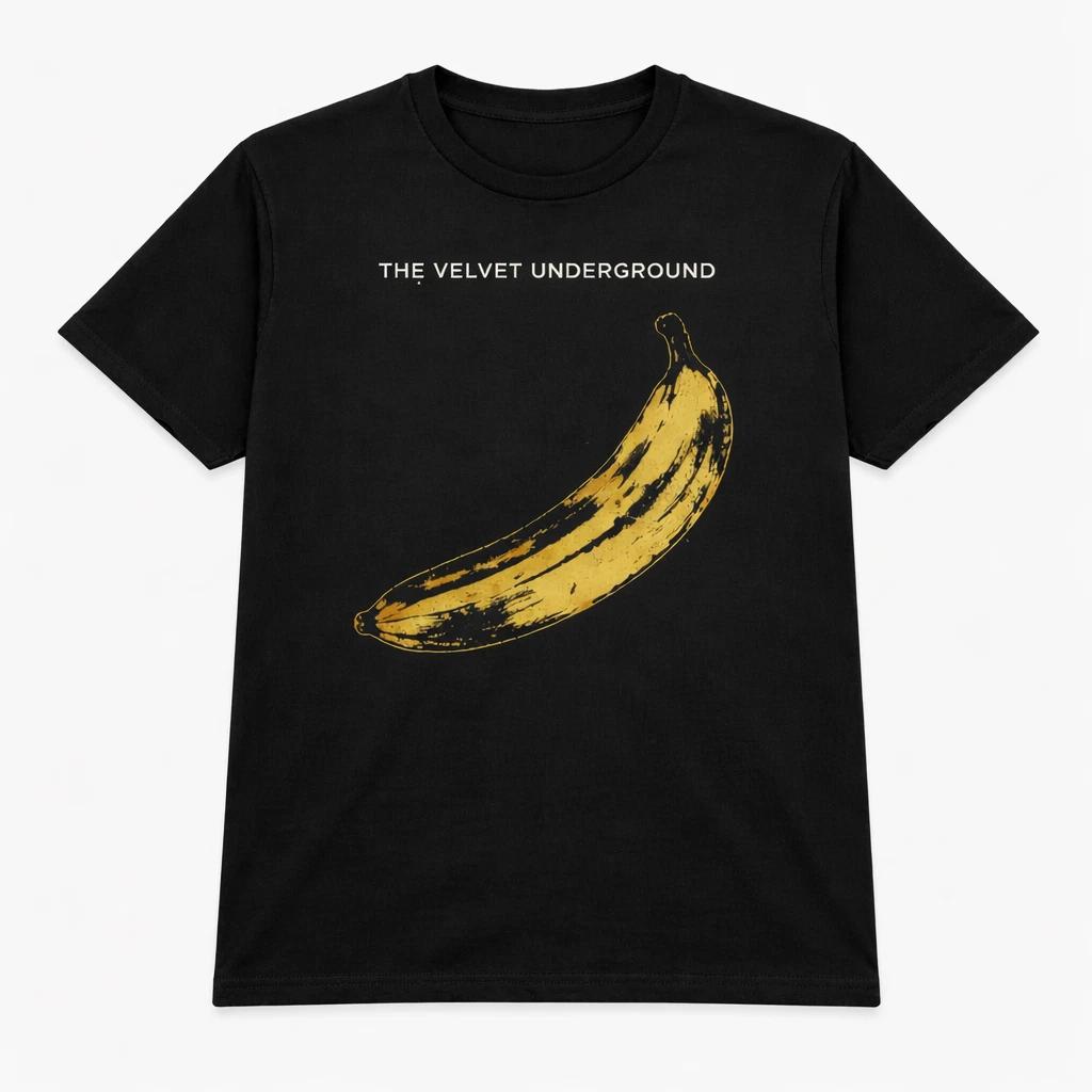 Vintage Banana Graphic Tee Distressed Retro Style Black Shirt 3XL
