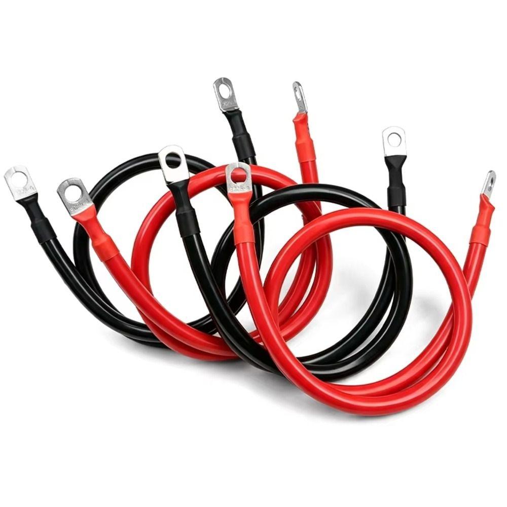 1Pcs Soft Silicone Battery Connection Cable Inverter Battery Cable for Battery Pack Storage