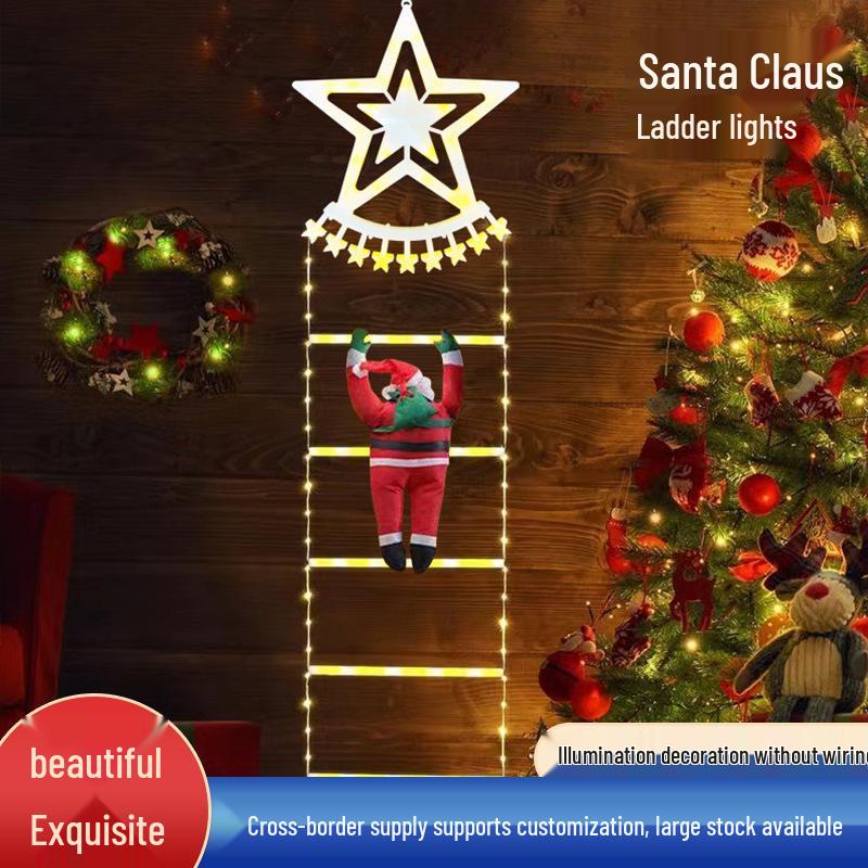 Santa Claus Climbing LED Stair Lights