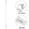 Curtain Stick Puller 21 Inch Aluminum Alloy Rust Proof Sturdy Curtain Opener Wand for Heavy Drapes Blinds Fabric Protection