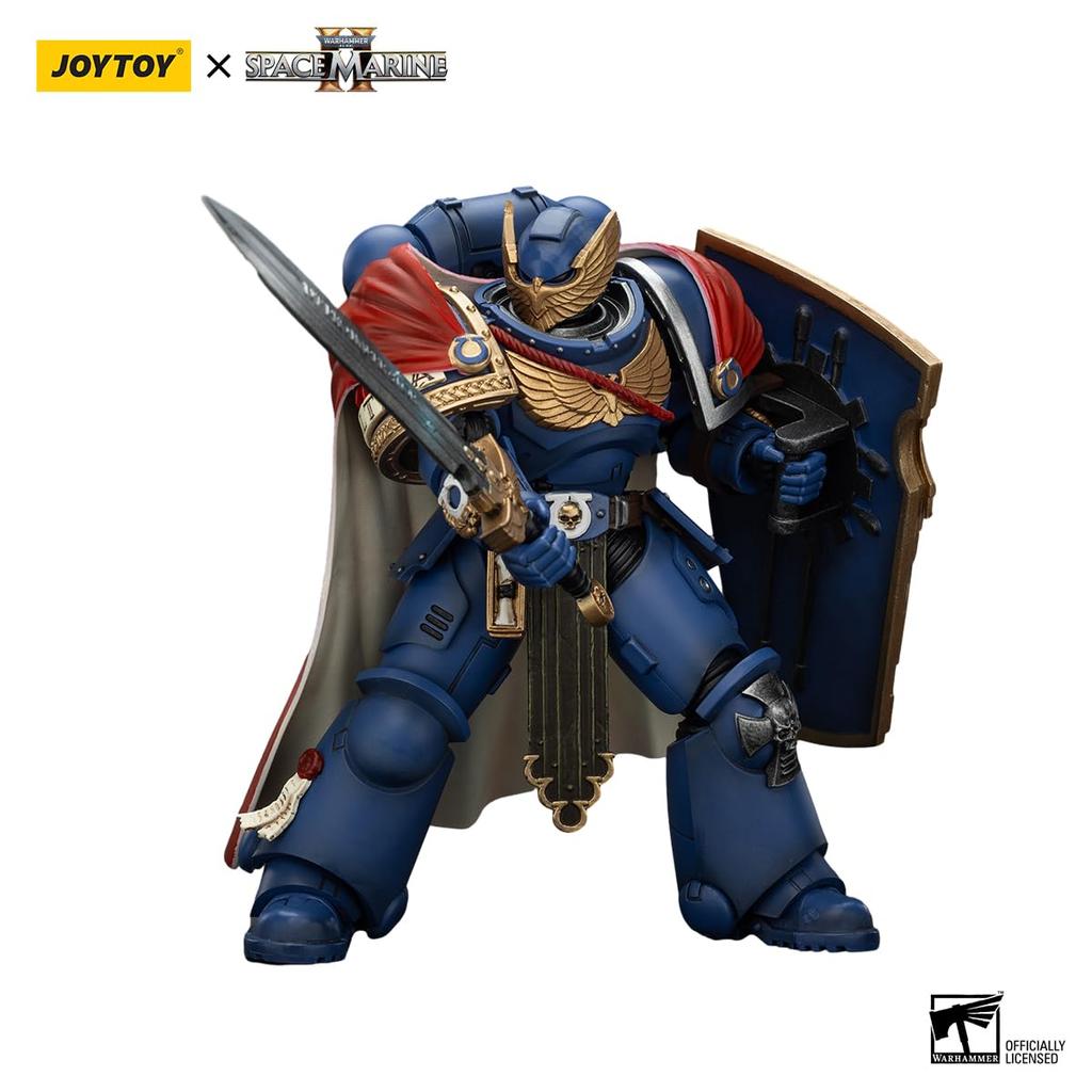 JOYTOY Warhammer Ultramarines Victorix Honor Guard Shield Power Action Fully Assembled 40,000 (Storm & Sword) Figure,