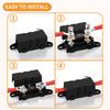 Joinfworld 250A MEGA Fuse, High Current Bolt Mount Automotive 250 Amp MEGA/AMG Fuse for Cars, Trucks, Construction Vehicles, Buses, Caravan Cars,