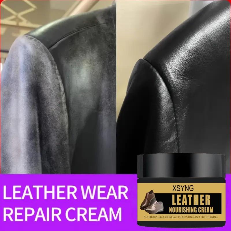 Multi functional care and repair cream - providing deep care for car seats, sofas, jackets, shoes, and clothing: enhancing shine