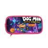 Dog Mans Cat Cartoon School Pen Bag With Durable Polyester For Elementary Students