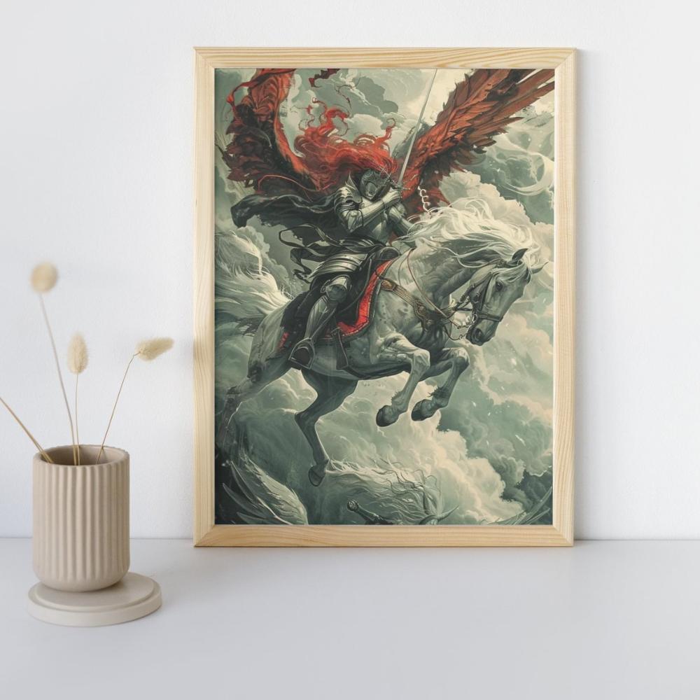 Painting by Numbers Paintings for Painting Majestic Knight 40X50 Cm