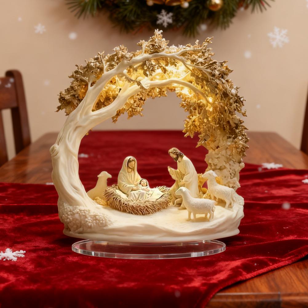 1 st Krubespel Skrivbordsdekoration - Batterifri Akryl Klassisk Design Lämplig för Hem- och Kontorsdekoration