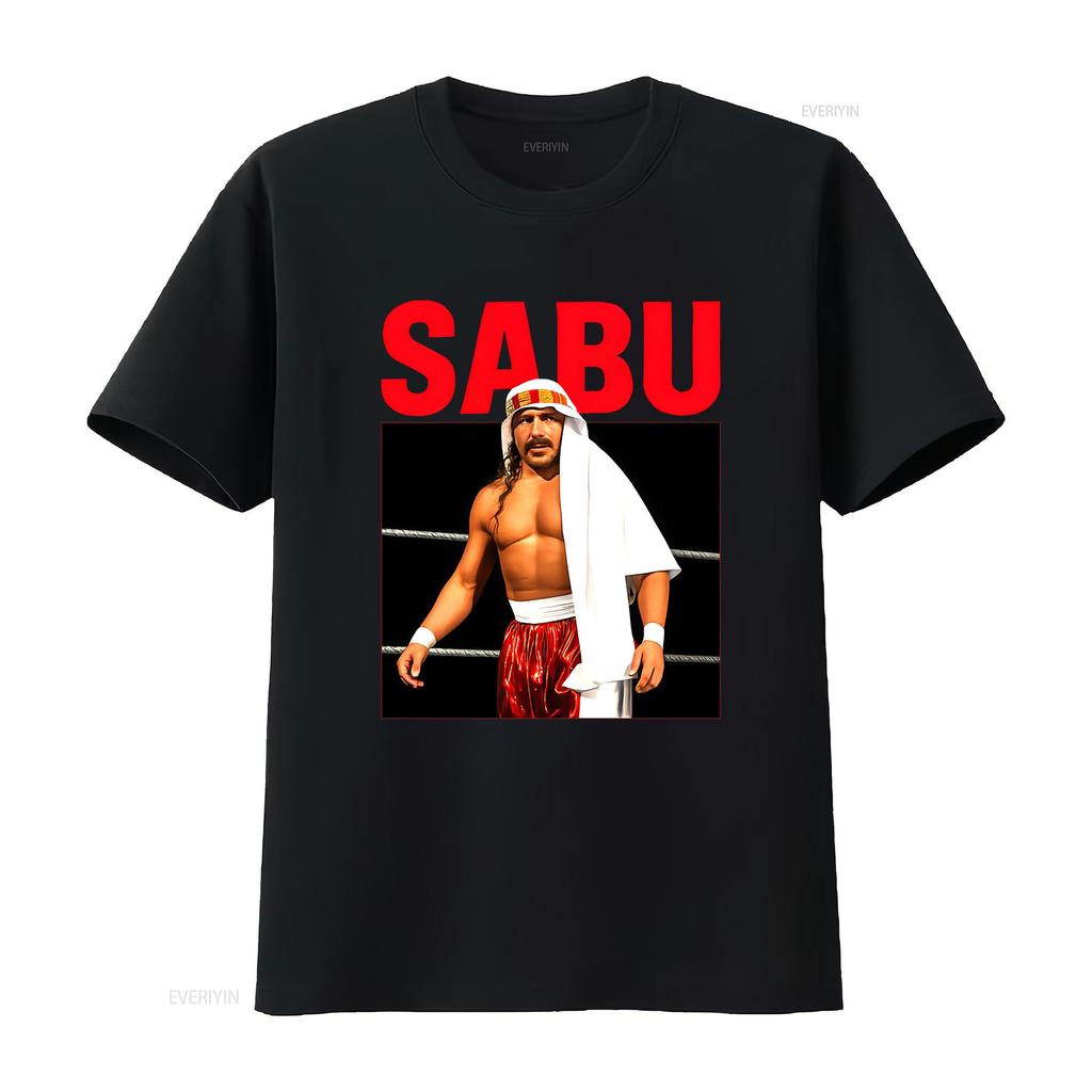 New Sabu Black Cotton All Size S 345xl For Fans T Shirt Hrb164 Vintage Washed Stylish Designer Clothes Comfortable Breathable