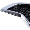 Front Grille Insert, 7pcs ABS Front Grille Inserts Grill Guard Trim Accessory Fit for Cherokee 2014-2018(Chrome Frame)