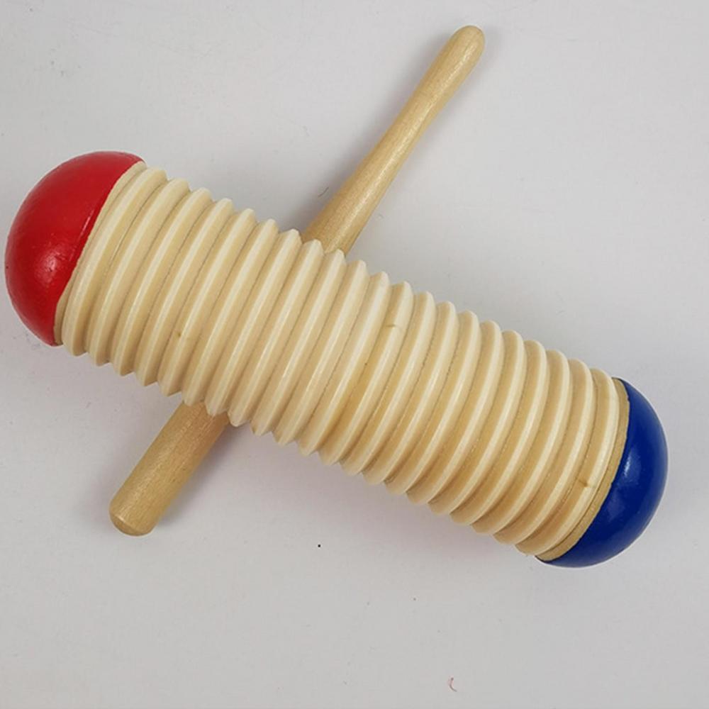 For Guiro Instrument Kids Toy Educational Beginners Wooden Percussion Toy for Music Class Rhythm Coordination Skills Training