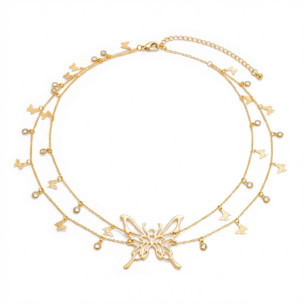 Personalized Metal Butterfly Tassel Waist Chain & Skirt Cincher - Ethnic Style Belt Women’s Body Chain