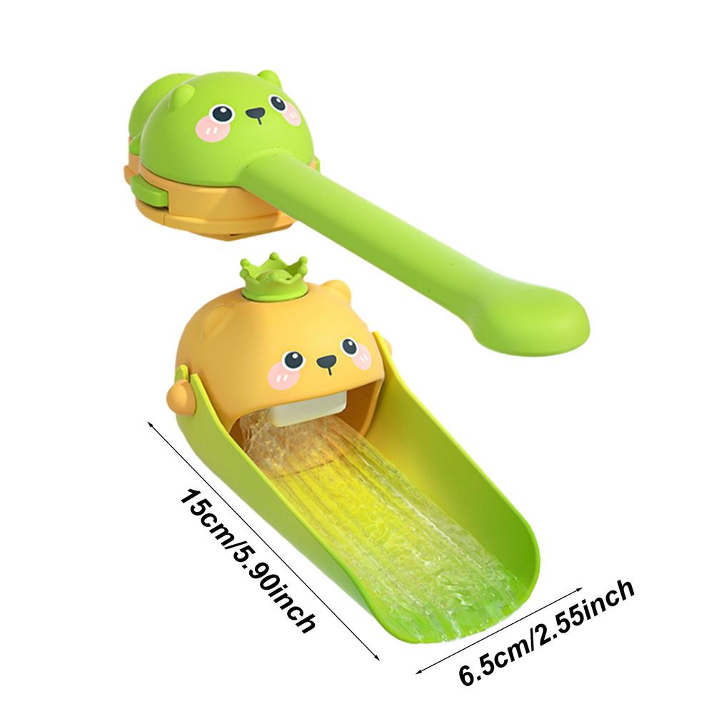 Cartoon Animals Faucet Extender For Kids Hand Washing In Bathroom Sink Accessories Kitchen Convenient for Baby Washing Helper