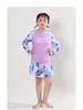 Plus Size Girls' Sun Protection Swimwear, Quick-Dry Split Design for Big Kids