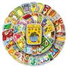 51 Sauce Graffiti Stickers: Cartoon Seasoning Bottles, Waterproof Decoration for Journals & Thermos Cups