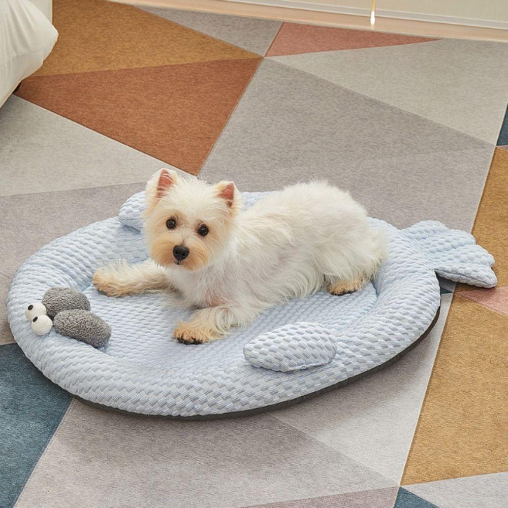 Cartoon Shape Pet Cooling Mat Non-Slip Dog Sofa Cushion Large Space Cat Nest  for Cats and Dogs