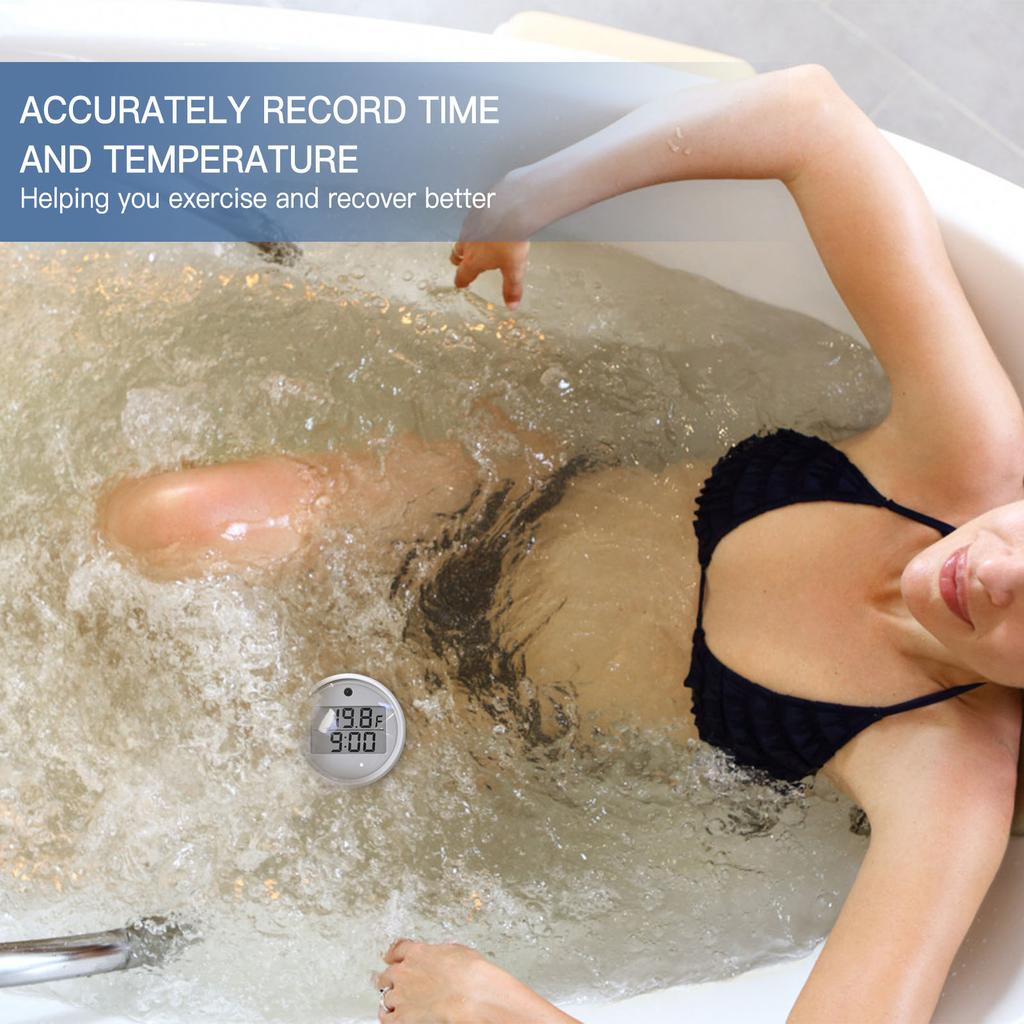 Plovoucí teploměr do vany Přenosné příslušenství pro ledové koupele do vany pro lázně, studené vany a akvária B88