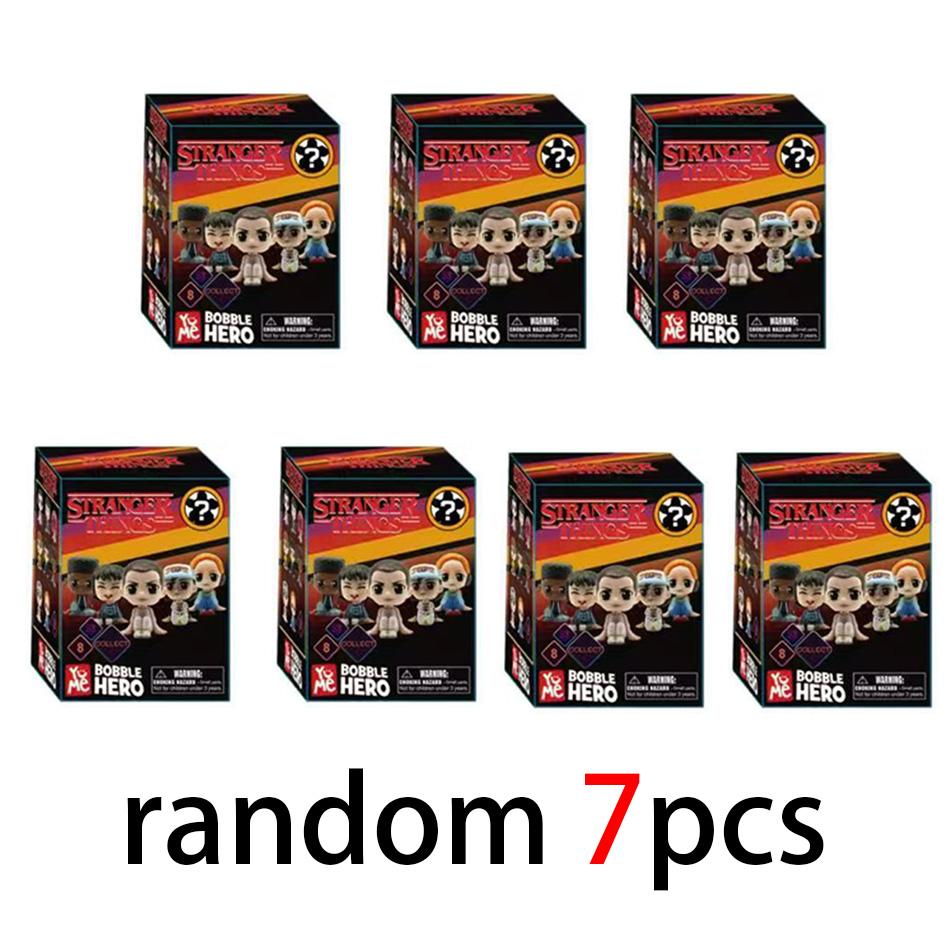 New 8 styles Stranger Keychain Eleven Dustin Barb steve Demogorgon Action  Figures Toys THINGS with box