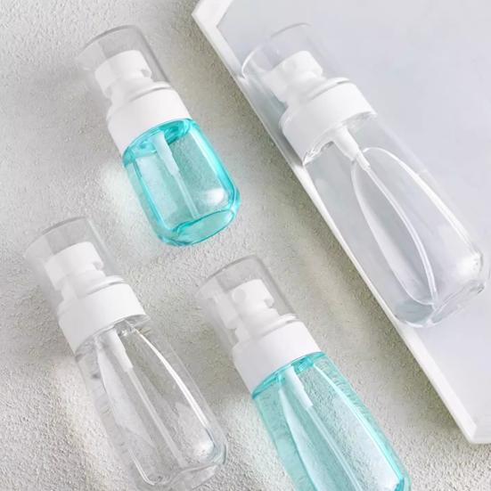 3 Pcs Mini Spray Bottles 30ML + 60ML + 100ML Fine Mist Water Spray Bottle Leak Proof Refillable Travel Bottle for Toners Face Hair Mist
