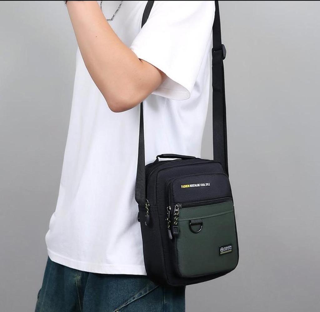 Men's Shoulder Bag 2024 New Casual Men's BagWaterproof Outdoor Multi-Functional Crosspody Bac