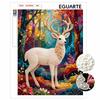 Pearl Painting Art Painting Kit for Adults and Beginners, Elegant Pearl Deer Sparkling Painting Craft Home Wall Decor Handmade Gift