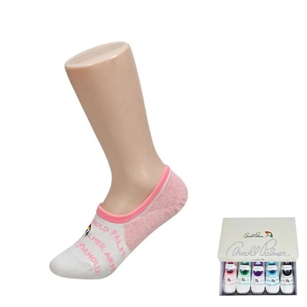 Arnold Palmer Stylish Women s Letter Pattern Footies 0130rh Random shipping (5 pairs) 24cm