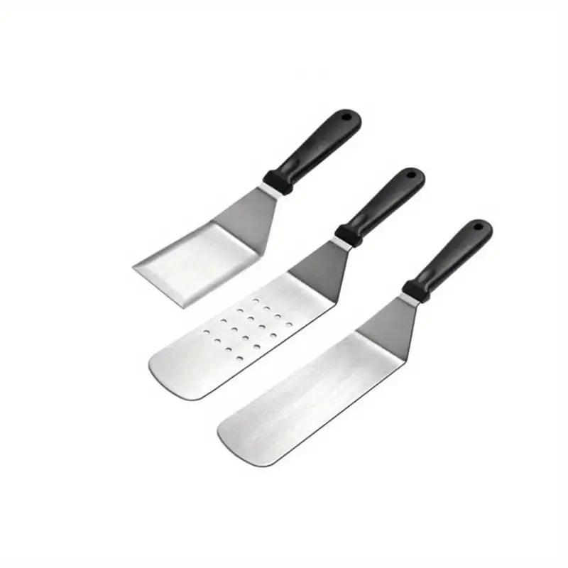 

Многоцелевой набор щелевых лопаток из нержавеющей стали для жарки, стейков, пиццы, барбекю и теппаньяки