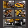 Steel Power Large Alloy Crane Toy - Children's Engineering Vehicle Crane & Mixer Truck Set